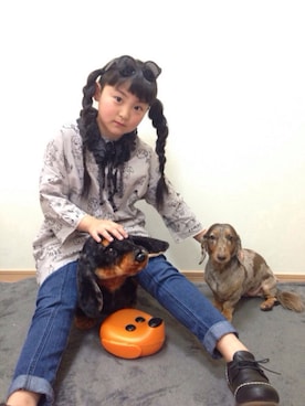 Rieruさん(キッズ・133cm)の春コーディネート