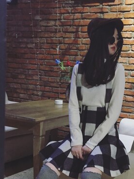 「±0(プラスマイナスゼロ)のアイテム」を使った、Ismさん(レディース・162cm)の春コーディネート