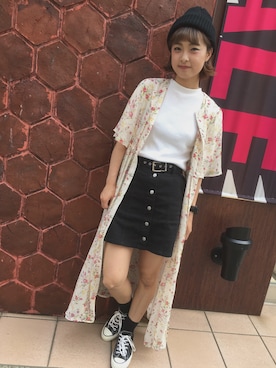 かほてぃさん(レディース・162cm)の春コーディネート