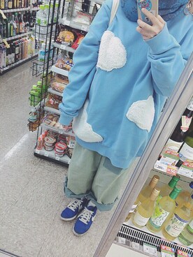 「±0(プラスマイナスゼロ)のアイテム」を使った、ぷじわらちゃん。さん(レディース・160cm)の春コーディネート