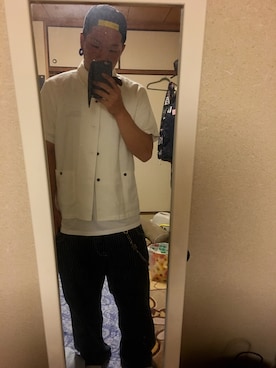 「schott(ショット)のアイテム(パンツ)」を使った、sattomarkさん(メンズ・176cm)の夏コーディネート