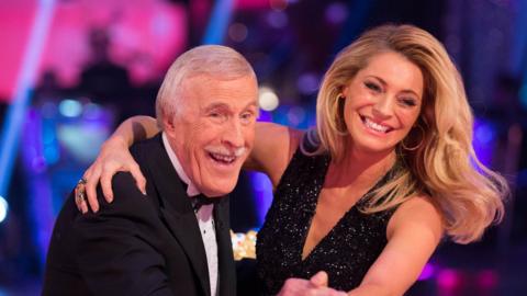 Bruce Forsyth and Tess Daly