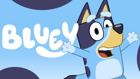 Bluey and logo