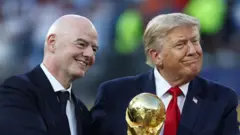 Инфантино менен Трамп