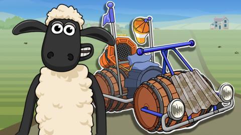 Play Shaun the Sheep Race the Flock Game on CBeebies website