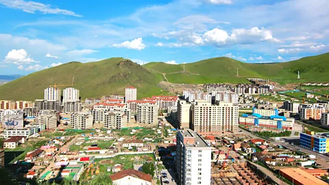 View of the capital city of Ulaanbaatar Mongolia (Credit: Alamy)