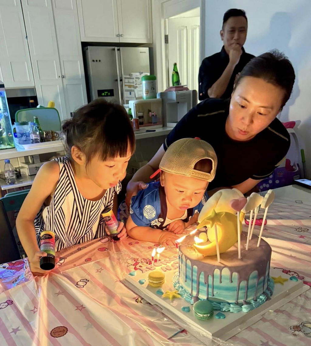 陳曼娜早前為孫女慶祝生日。