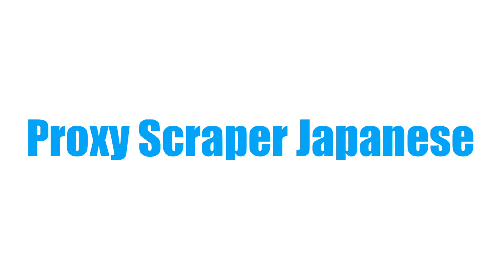 Proxy Scraper Japanese In 2025