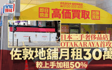 日本二手奢侈品店OTAKARAYA首攻港 佐敦地铺月租30万 较上手加租50%