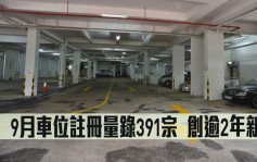 研究報告｜美聯指9月車位註冊量錄391宗  創逾2年新低