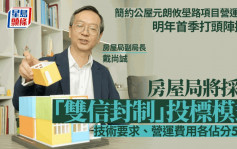 簡約公屋│元朗攸壆路項目營運合約明年初招標 戴尚誠：房屋局採取「雙信封制」投標模式