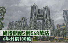 二手市況｜尚悅開齋2房568萬沽 6年升價100萬