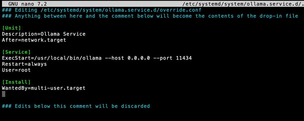 Maak een systemd-servicebestand aan om Ollama automatisch te starten bij het opstarten van de server
