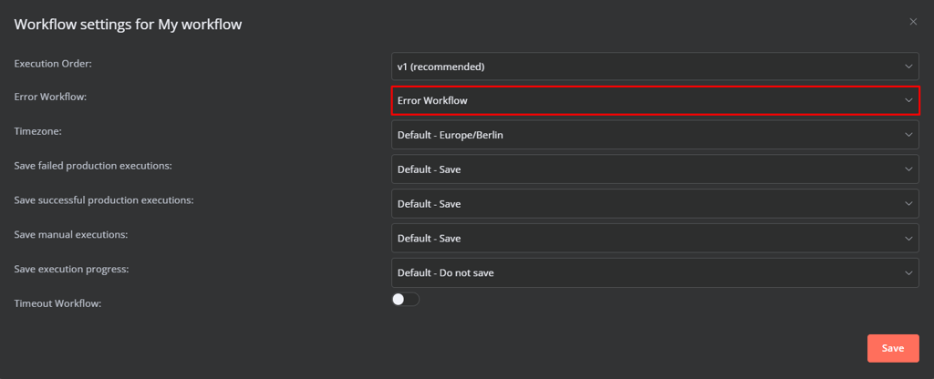 Mengatur error workflow sebagai metode penanganan error