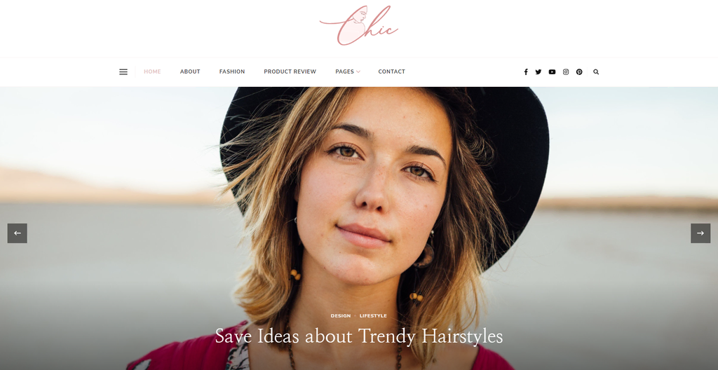 chic lite-wp-blog capture d'écran pour le thème wp chic lite