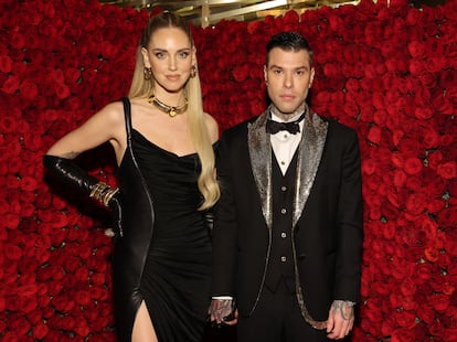 Chiara Ferragni y Fedez, en la gala del Met celebrada en Nueva York en mayo de 2022.