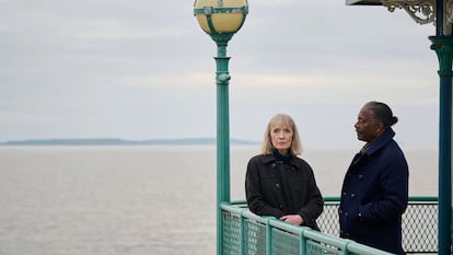 Lindsay Duncan y Clarke Peters, en 'True Love'.