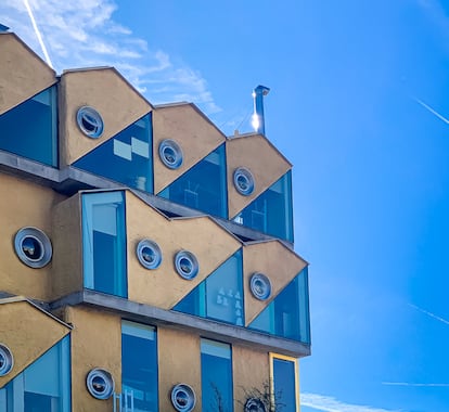 Fachada del Colegio Reggio, en Madrid. 