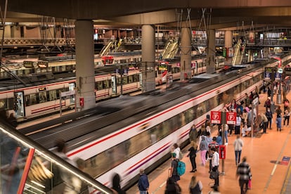 La estación ferroviaria de Atocha, en Madrid en septiembre.