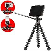 Joby GripTight PRO Video GorillaPod Stand: Pan & Tilt Video Tripod Head and GorillaPod for Smartphones from iPhone SE to iPho