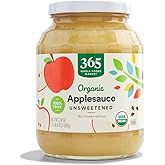 365 by Whole Foods Market, Organic Unsweetened Apple Sauce, 24 Ounce
