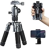 SIRUI Compact Mini Desktop Tripod, 20" Aluminum Portable Small Tabletop Tripod Stand with 360° Ball Head for DSLR, Camera, Ph