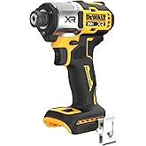 DEWALT 20V MAX XR Impact Driver, 1/4 Inch High Torque Brushless 3 Speed Premium Cordless with LED Light, Extended Runtime, To