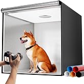 Photo Studio Light Box for Photography: Takerers 32x32 Inch 210 LED Large Lightbox for Product with 3 Stepless Dimming Light