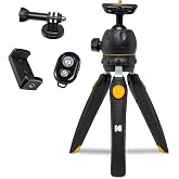 Kodak PhotoGear Mini Adjustable Tripod with Remote, Black