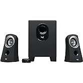 Logitech Z313 2.1 Multimedia Speaker System with Subwoofer, Full Range Audio, 50 Watts Peak Power, Strong Bass, 3.5mm Inputs,