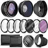 Ultra Deluxe Lens Kit for Canon Rebel T3, T5, T5i, T6, T6i, T7, T7i, EOS 80D, EOS 77D Cameras with Canon EF-S 18-55mm is II L