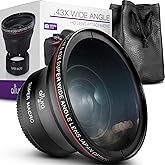Altura Photo 58MM 0.43x HD Wide Angle Lens with Macro - Attaches to 58MM Filter Thread (Not Camera Body) - DSLR Accessories f