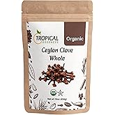 Cloves Whole Organic 16 oz (1 lb) | USDA Organic & Kosher Certified | Premium Non-GMO Ceylon Cloves | Fresh Pure Flavor for C