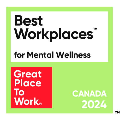 2023 best workplaces for mental wellness Canada logo