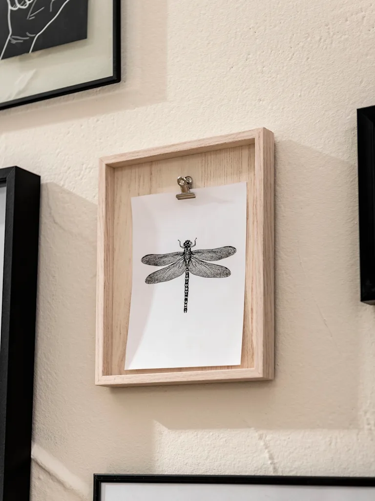 Houten wannddecoratie