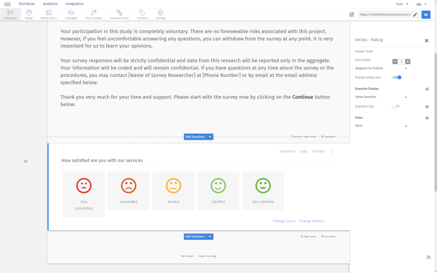 QuestionPro, our pick for the best survey app for advanced question types and scripting