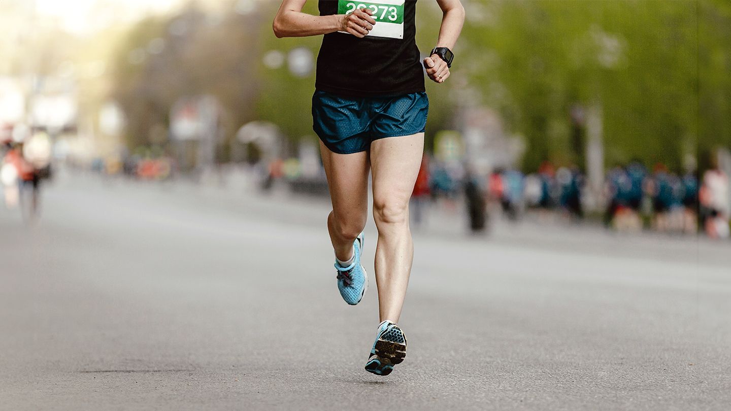 runner during a marathon