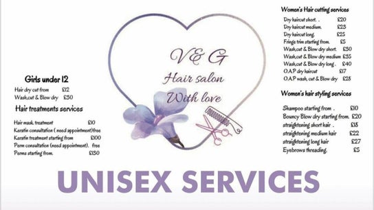 V & G Hair Salon with Love