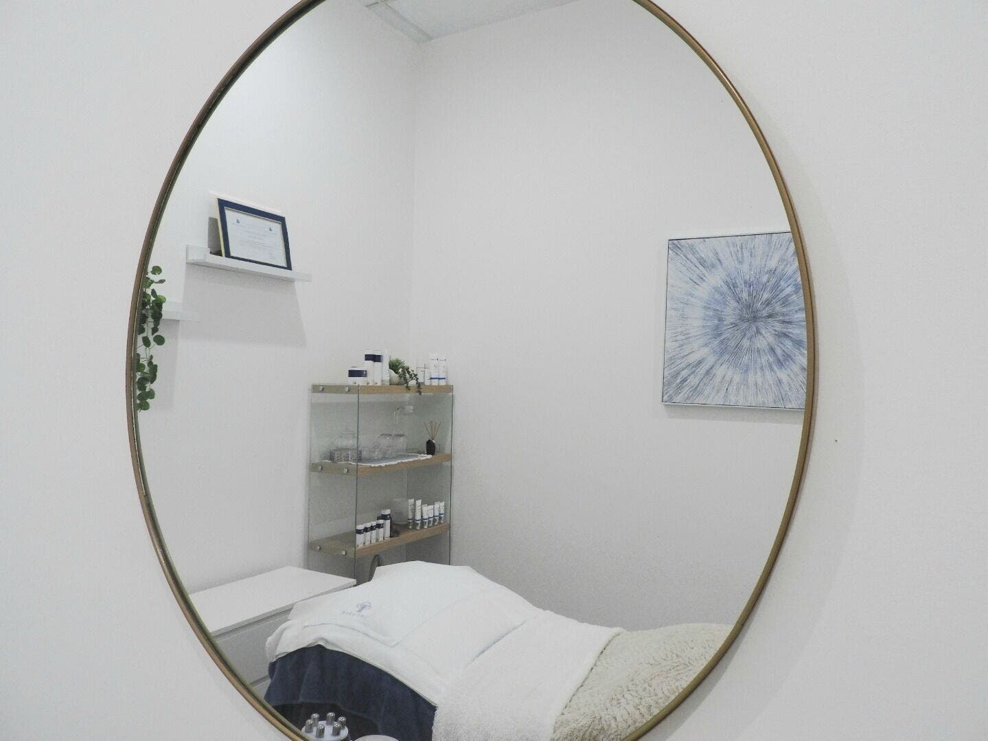 Elegant clinic interior at Youthful Glow Skin & Body Clinic, Mountain Creek, Queensland, AU, showcasing stylish decor.