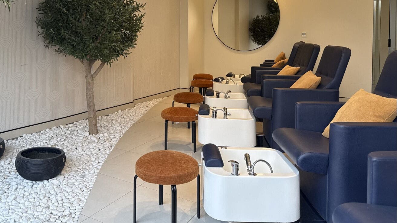 Luxurious pedicure chairs at نورسين سبا - الملك فيصل, Distract, Riyadh Province, SA.