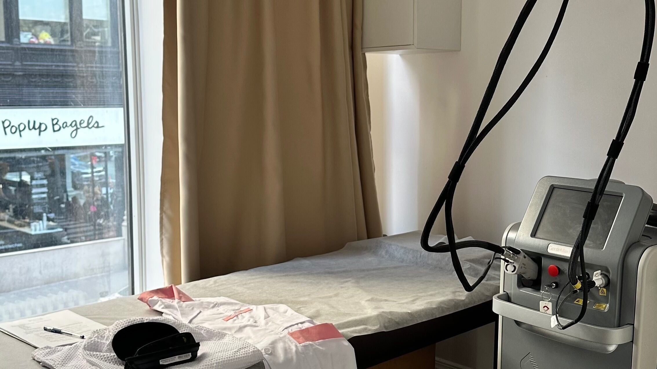Modern treatment room at Muse Beauty Spa Manhattan in New York, New York, US with advanced equipment.