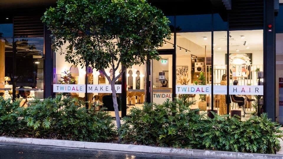 Exterior view of Twidale Hair & Makeup in Albion, Queensland, AU showcasing elegant salon ambiance.