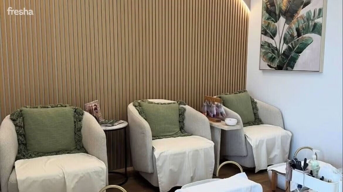 Waiting area with chairs at Savoy Beauty - Whitford in Hillarys, Western Australia, AU offering serene ambiance.