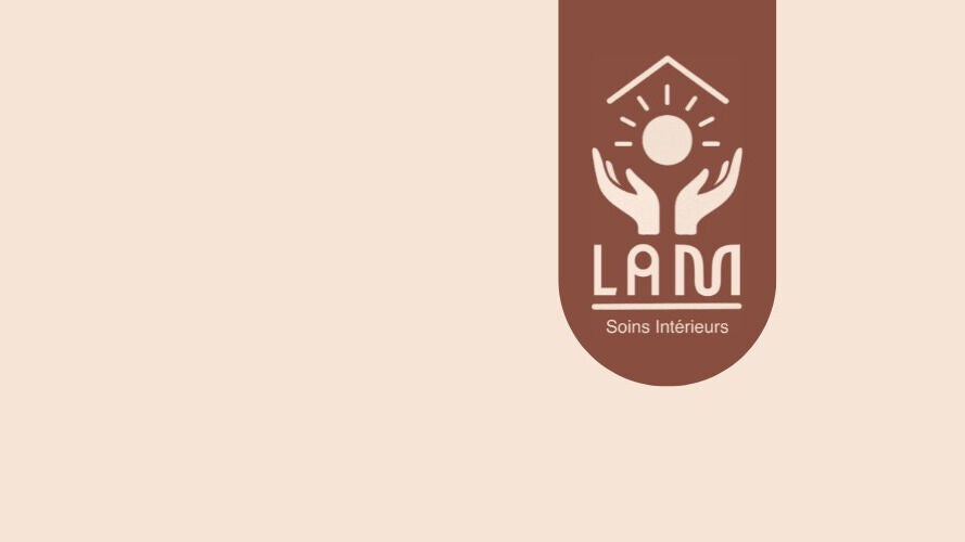 Logo de LAM Soins Intérieurs, Paris, Île-de-France, FR montrant des mains entourant un soleil.