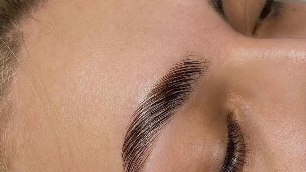 Sculpted eyebrows at Angel Beauty Norwich in Spixworth, England, GB showcasing expert brow shaping.