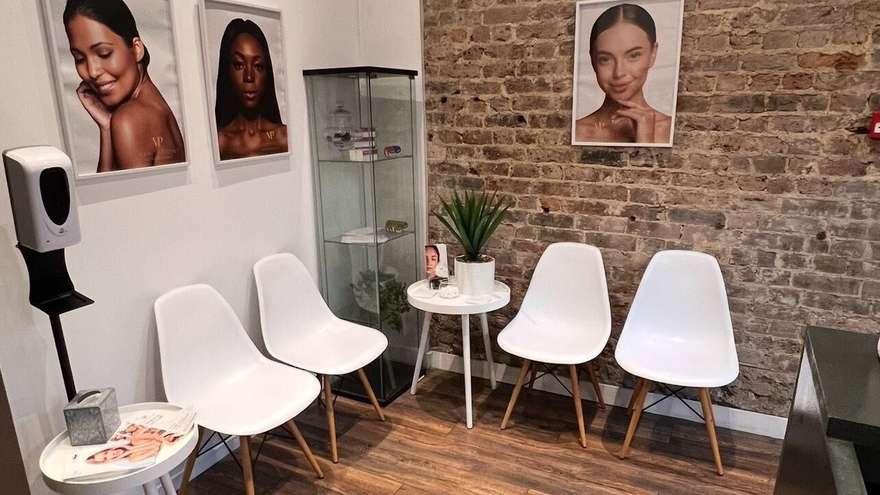 Chic waiting area at Vanity Point Aesthetics | Advanced Aesthetics Brighton, Brighton And Hove, England, GB.