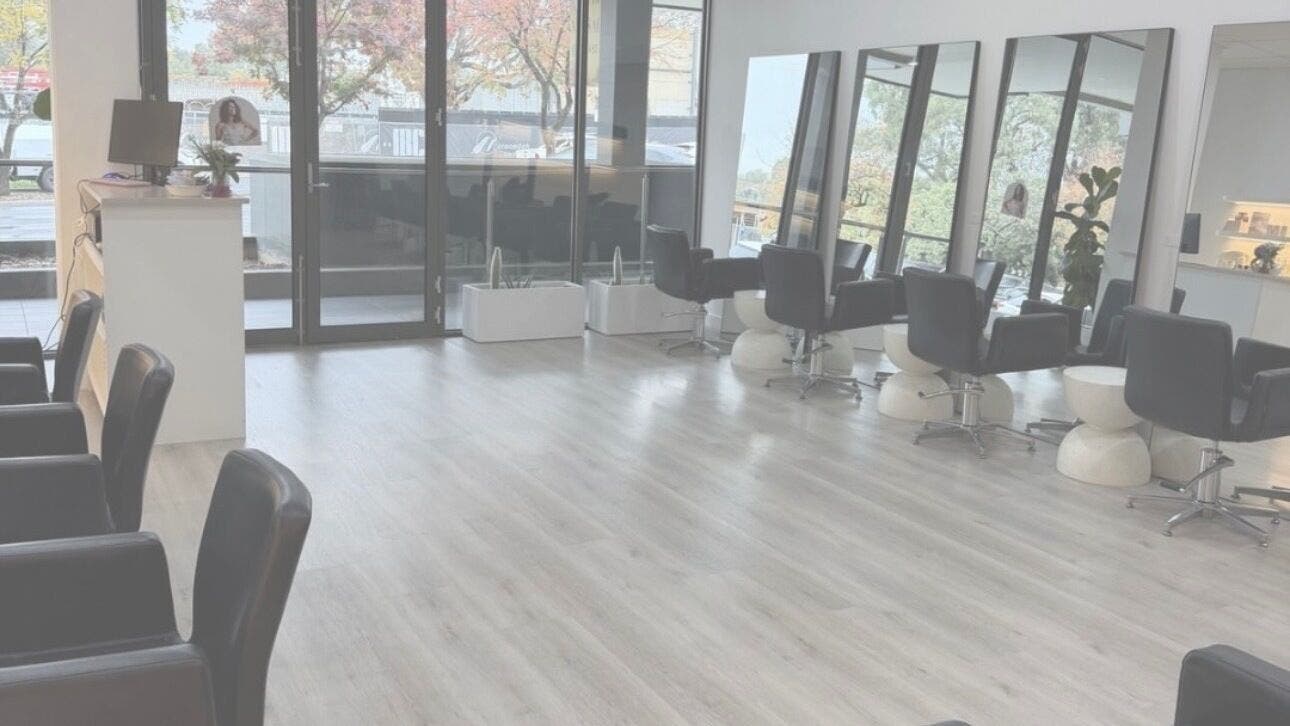 Modern salon chairs and mirrors at Nikita and the Waves, Melbourne, Victoria, AU, for ultimate wellness experience.