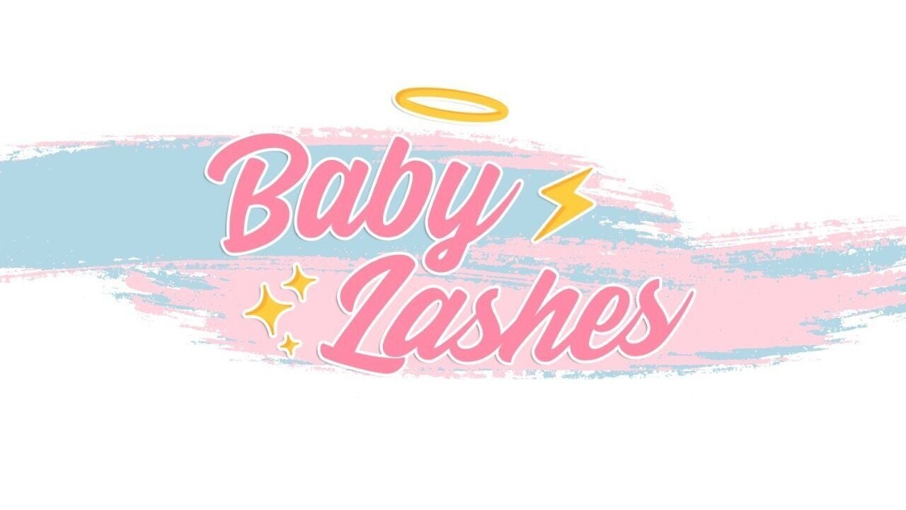 Logotipo colorido de Baby lashes- extensiones de pestañas, ubicado en Ciudad Nezahualcóyotl, Estado De México, MX.