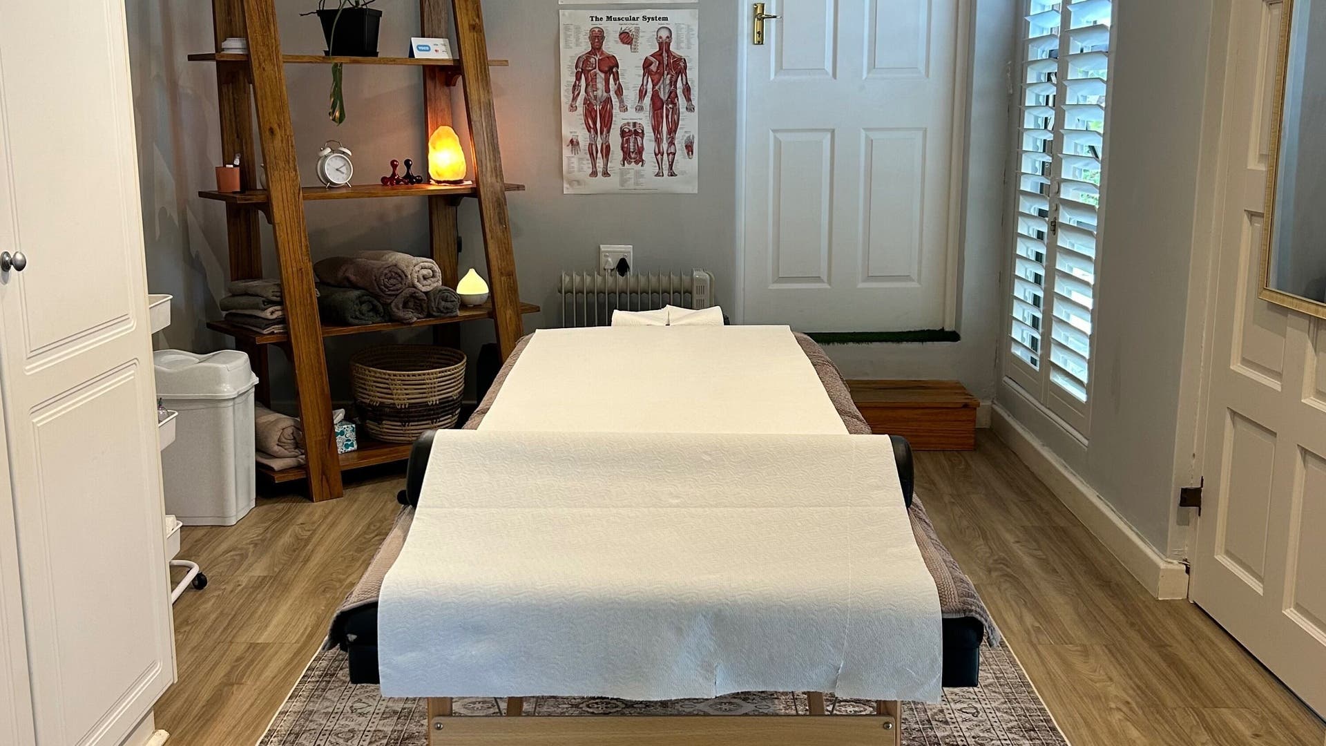 Therapy room at Christie Stanley Therapeutics - Clinical Massage Therapy, Cape Town, Western Cape, ZA.