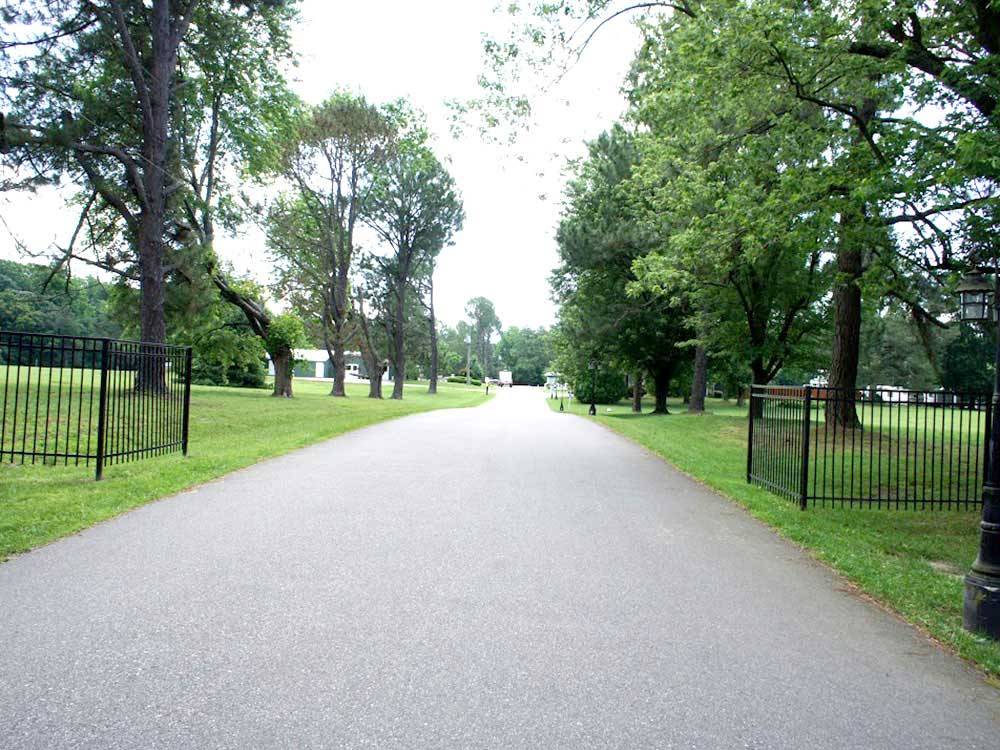The front entrance gate